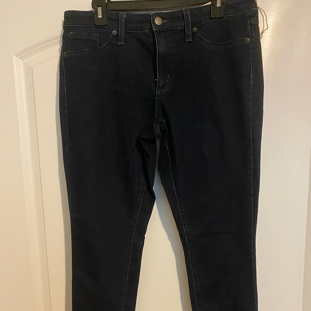 Universal thread - dark denim - mid rise jegging size 12